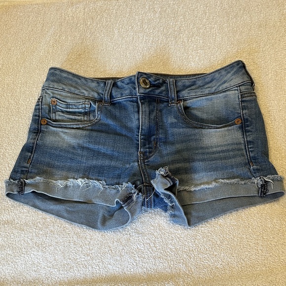 American Eagle Outfitters Pants - AE- Denim Blue Women's Shorts 4